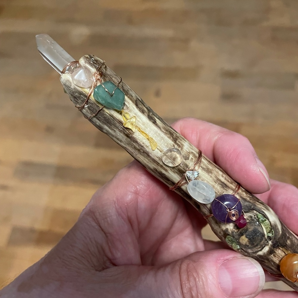 Crystal wand
